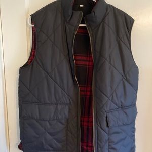 J. Crew Men’s Black Puffy Vest
